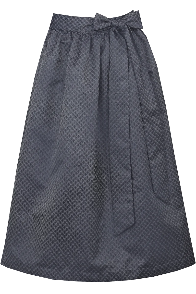 Midi-Dirndlschürze 70cm gemustert - nachtblau