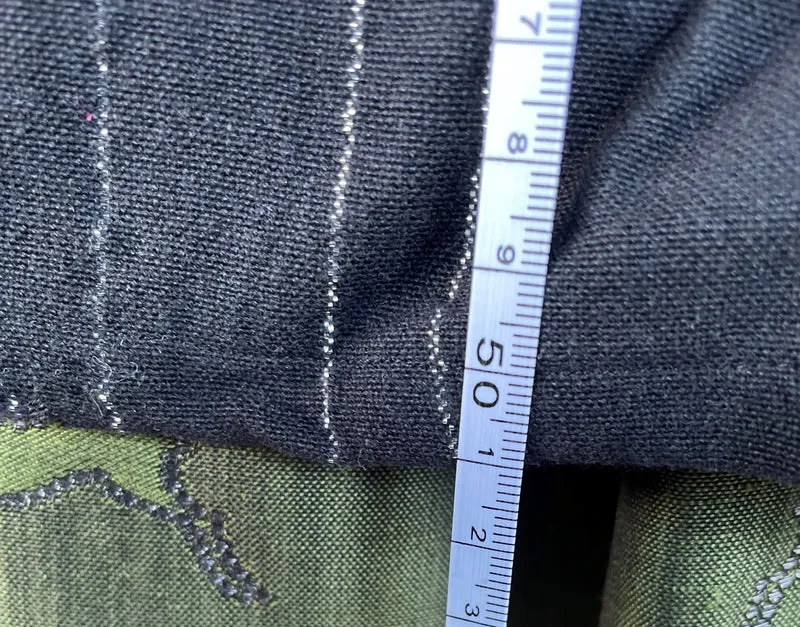 Dirndlschürze, Schürze, schwarz gestreift Mini für 55 cm, Gr. 2