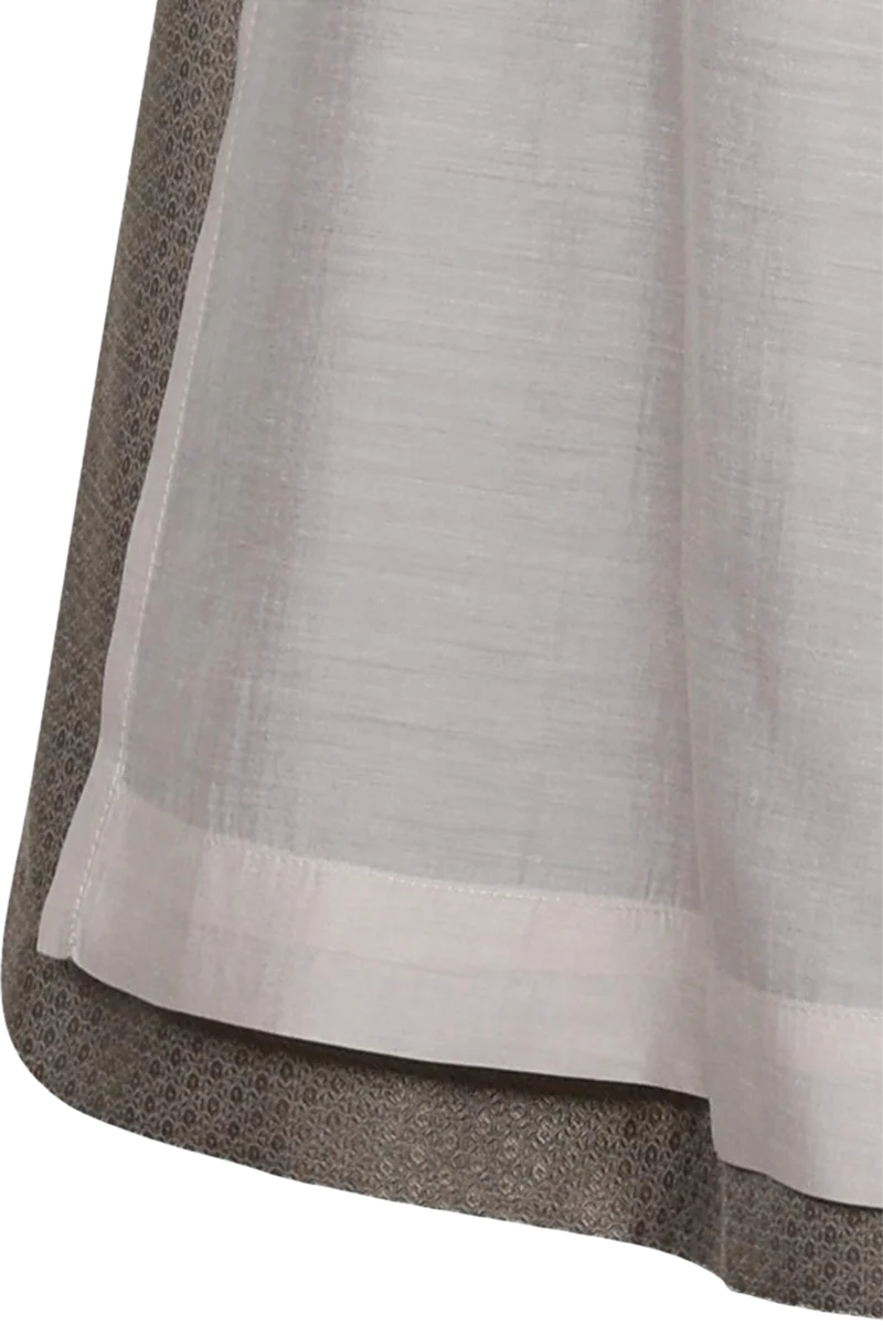 Samtdirndl 70cm mit abnehmbaren Flügelärmeln und Leoschürzenband - sand