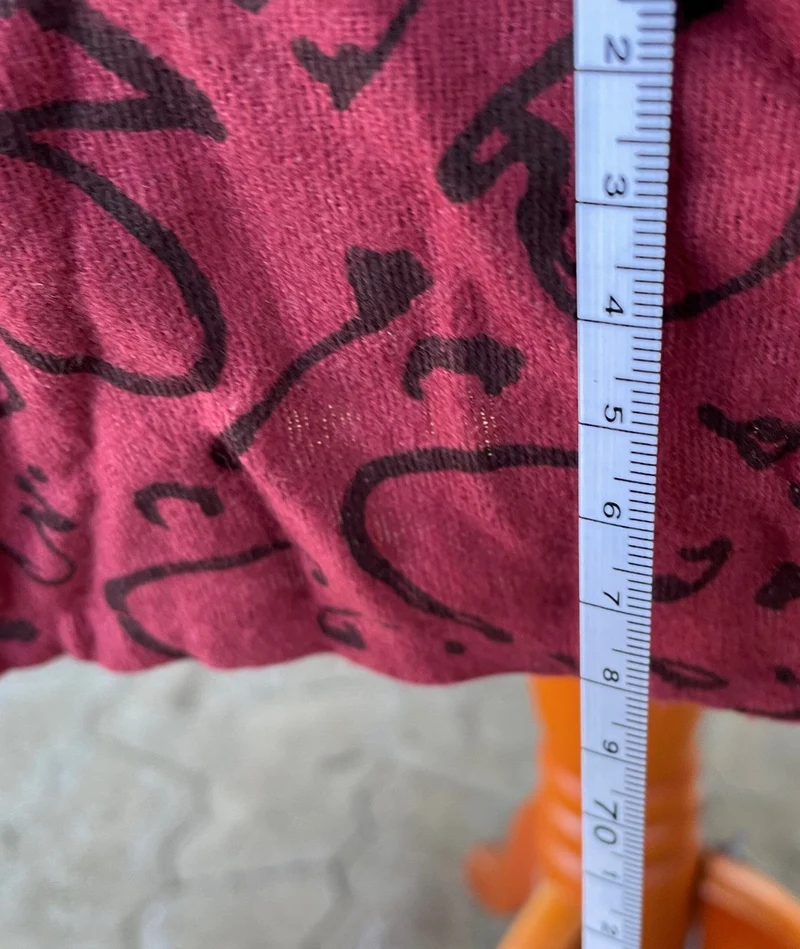 Dirndlschürze, Schürze, bordeaux, burgund, Midi für 70 cm, Gr. 2
