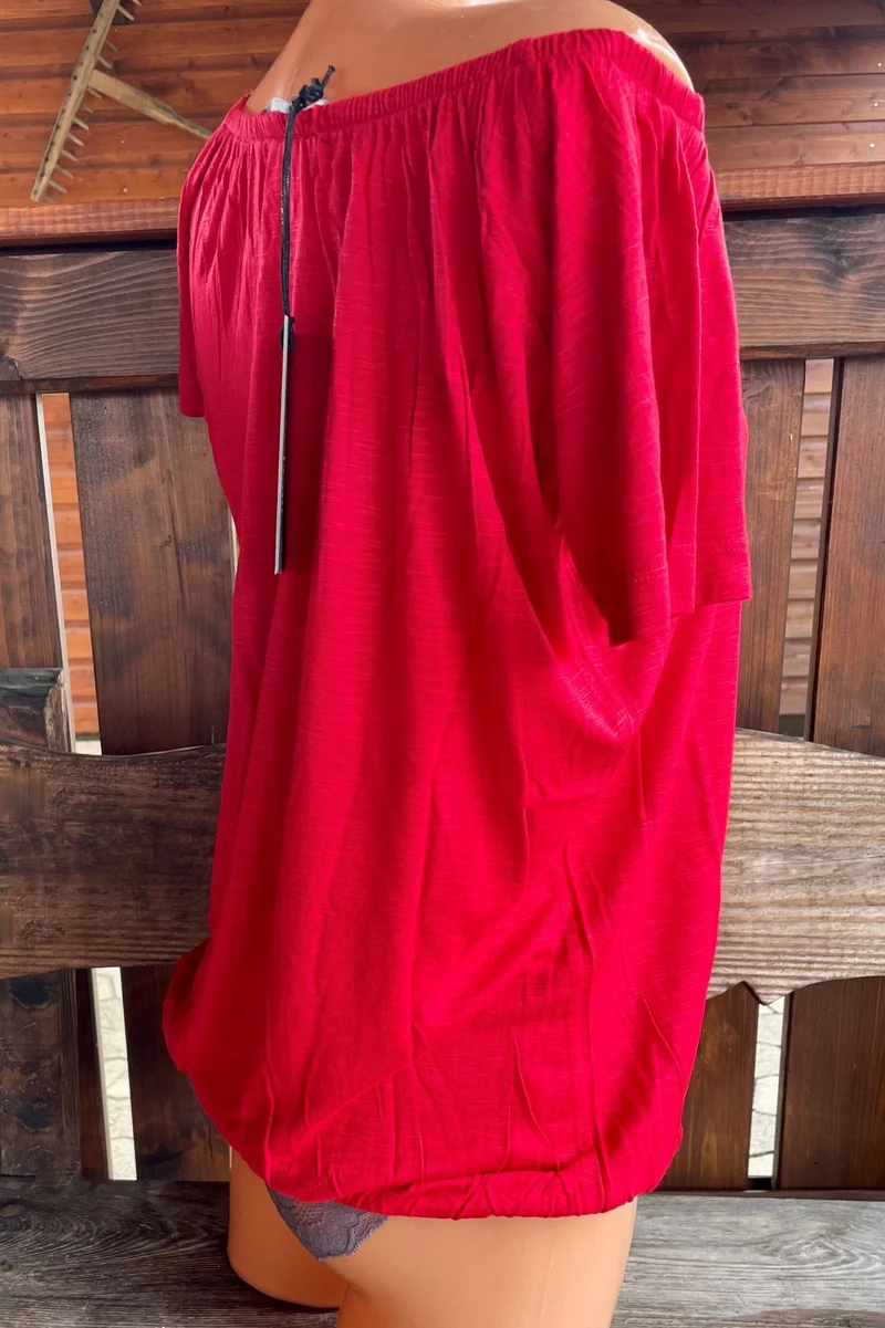 Trachtenshirt, HangOwear, Johanna, rot, Carmen