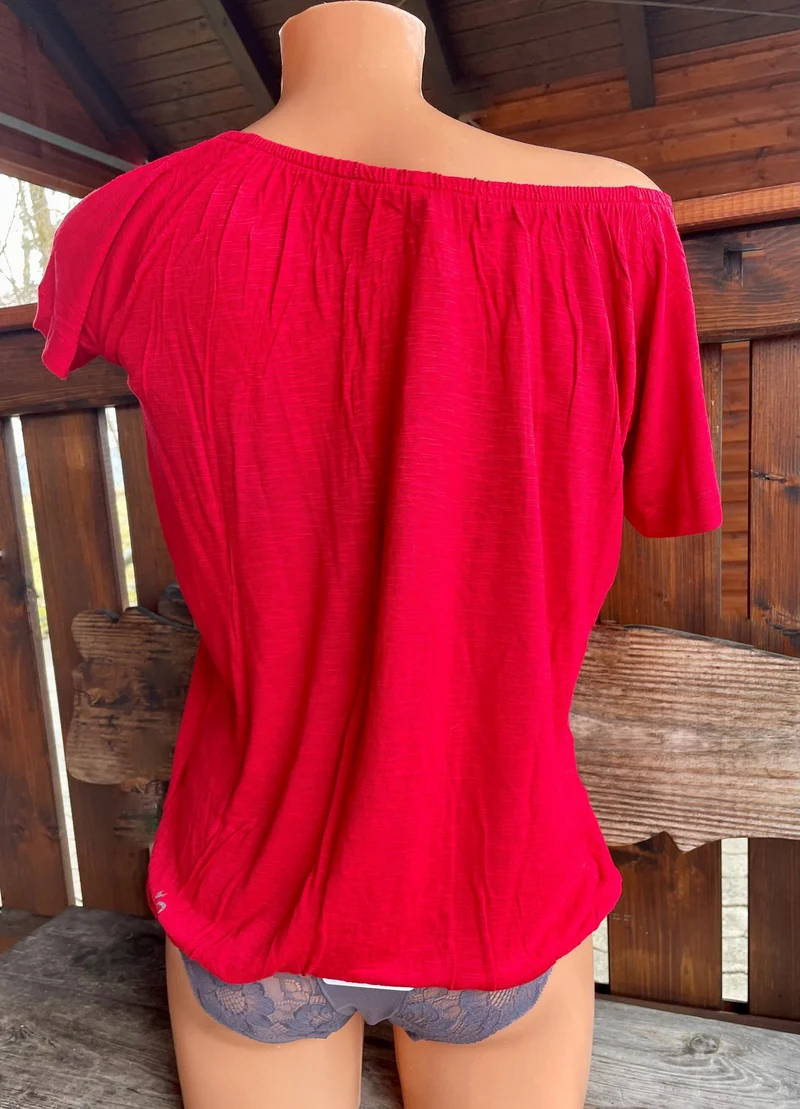 Trachtenshirt, HangOwear, Johanna, rot, Carmen