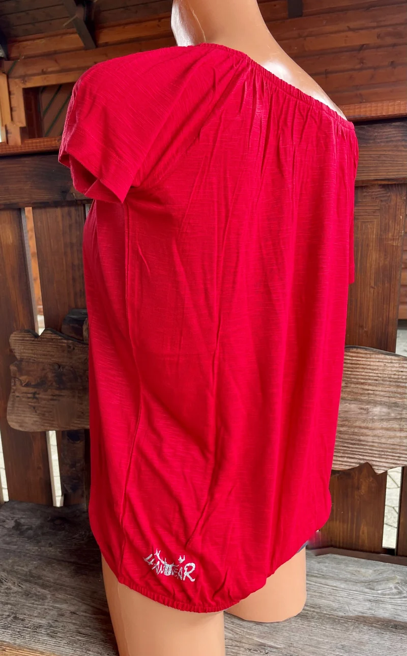 Trachtenshirt, HangOwear, Johanna, rot, Carmen