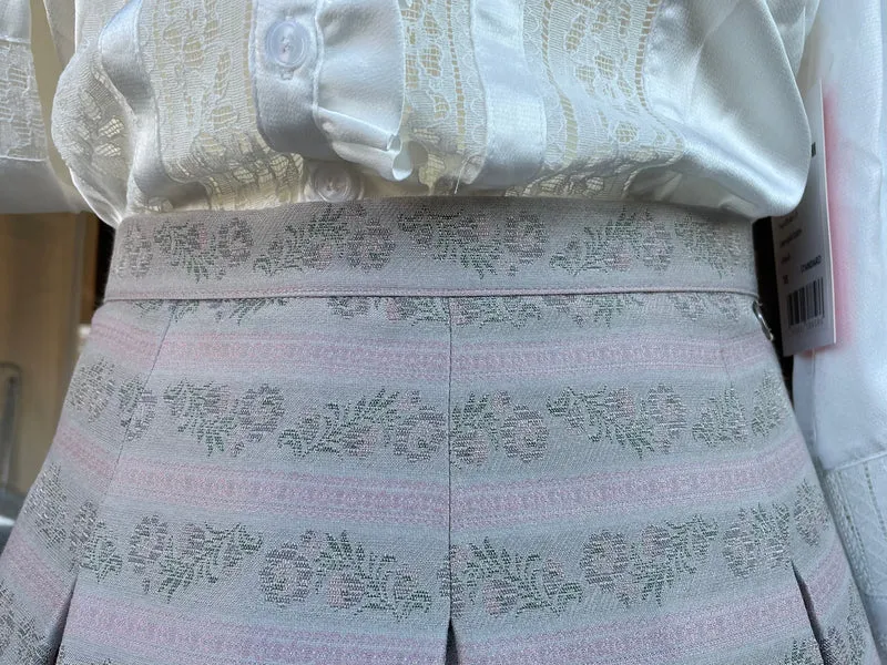 Trachten Rock Midi 60 cm, Toska, beige, rosa, Spieth & Wensky