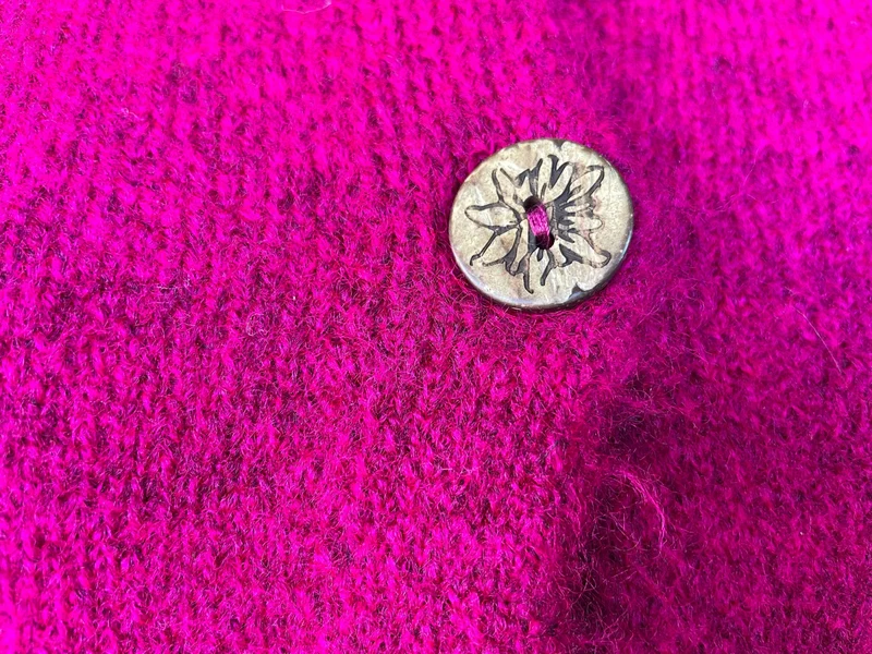 Trachten Jacke, Hangowear, Wega, pink, Strickjacke, Beere
