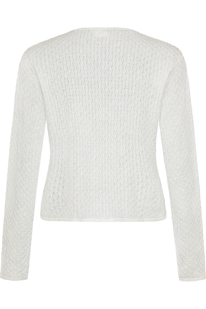 Dirndljacke traditionell mit Rundhalsausschnitt - weiß