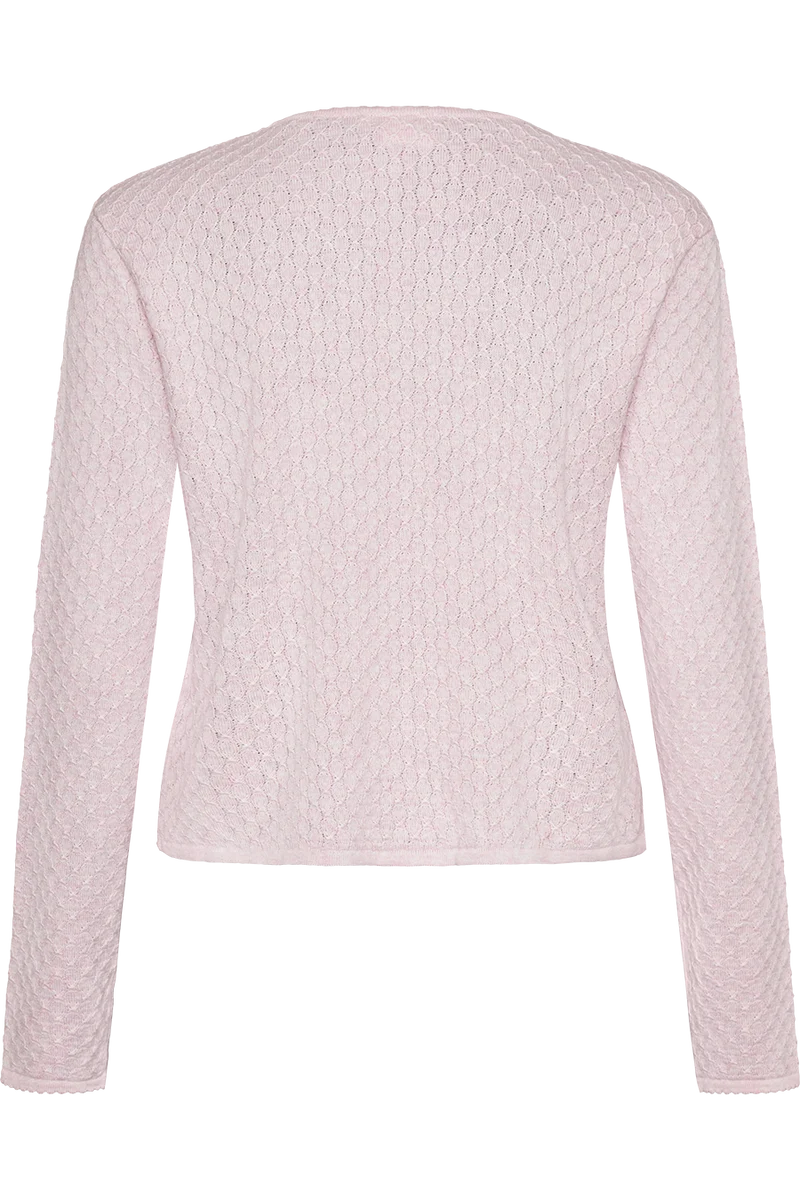 Dirndljacke traditionell mit Rundhalsausschnitt - rose