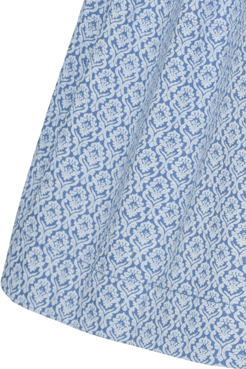 Mädchen Dirndl mit Bluse - hellblau