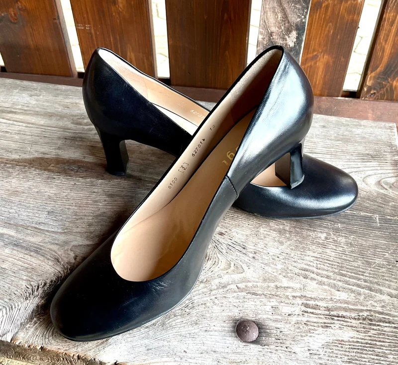 Pumps, Högl Schuhe, Leder schwarz, Trachtenpumps