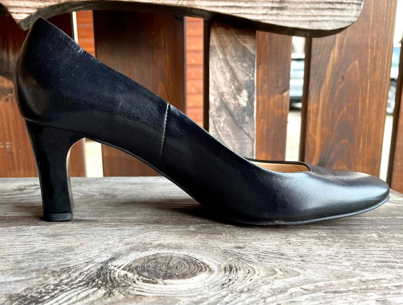 Pumps, Högl Schuhe, Leder schwarz, Trachtenpumps