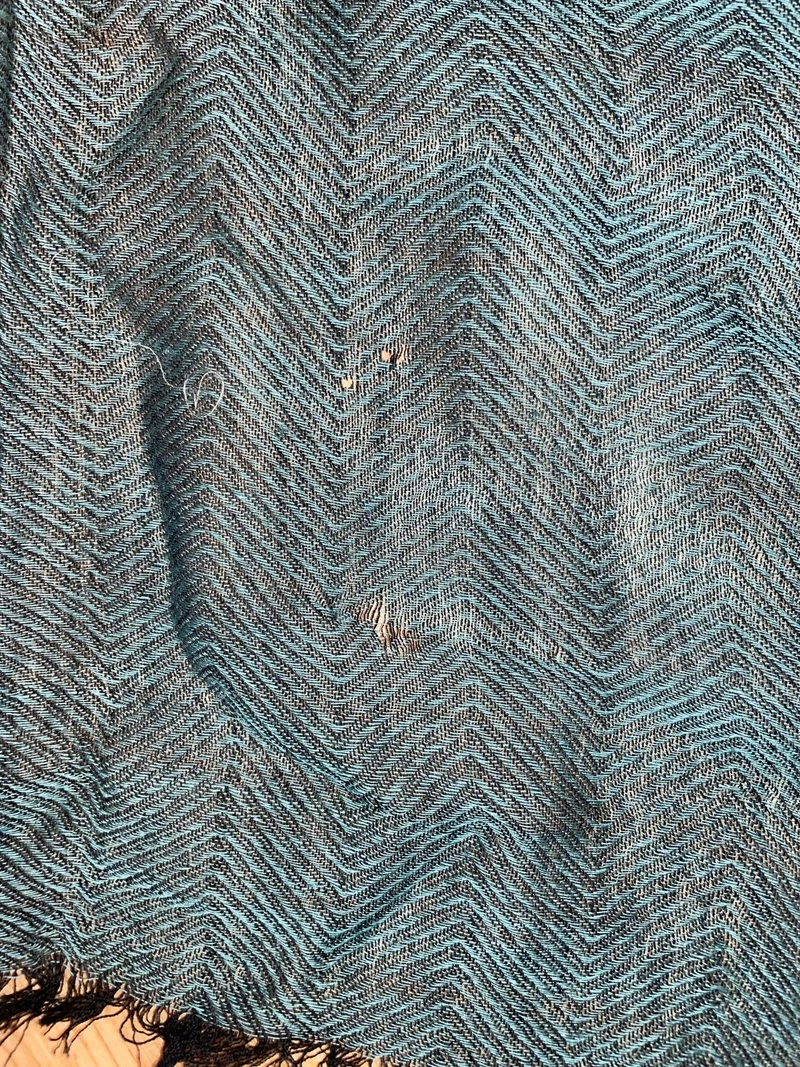 Tuch, Schal, CuteStuff, Fischgrätmuster, grün, Hirsch