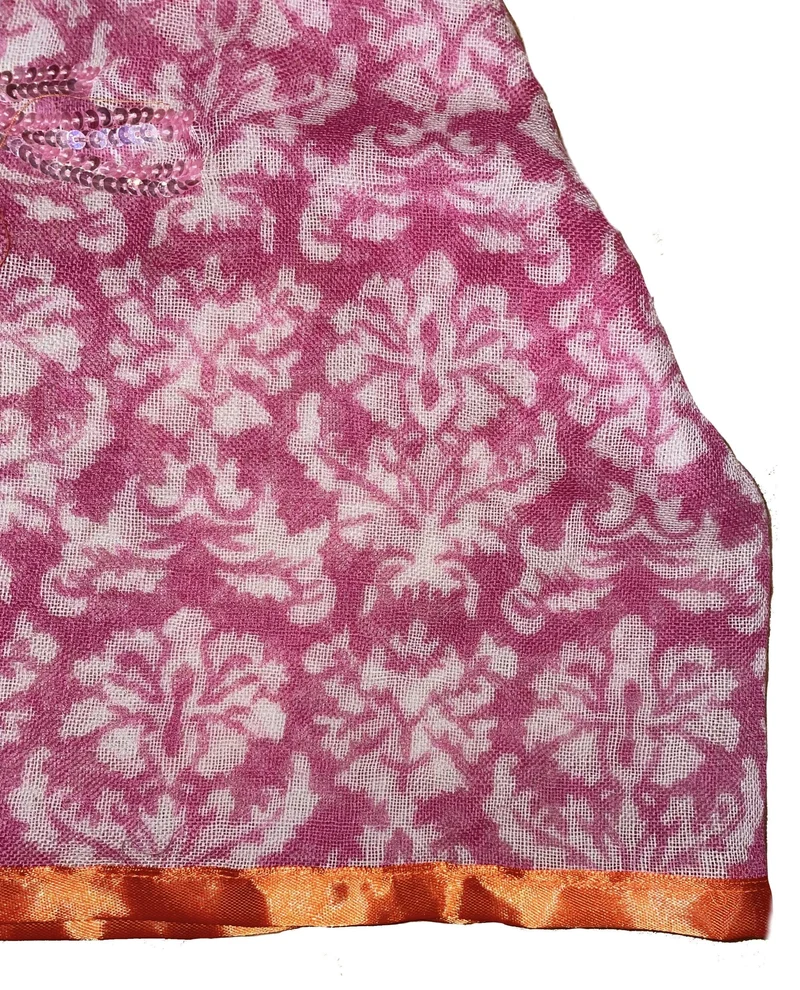 Tuch, Schal, CuteStuff, Ornament, orange pink, Hirsch