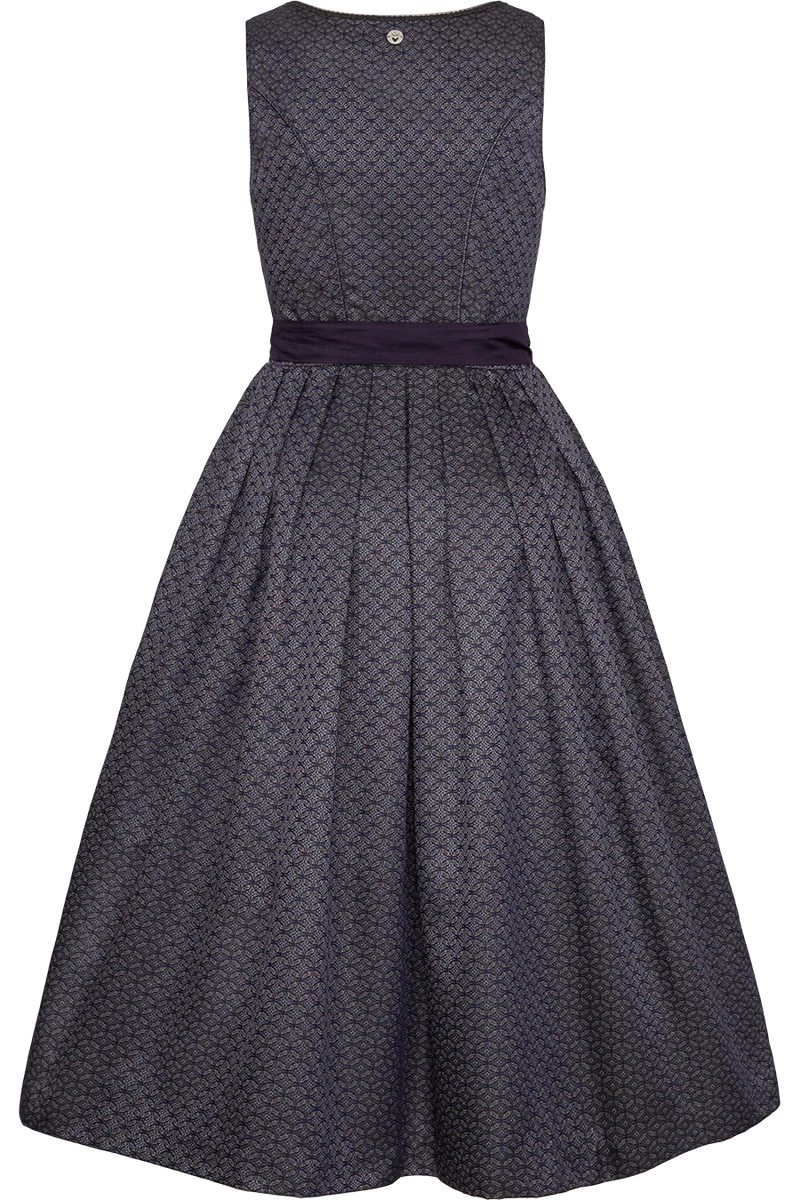 Dirndl lang mit schimmerndem Jacquard