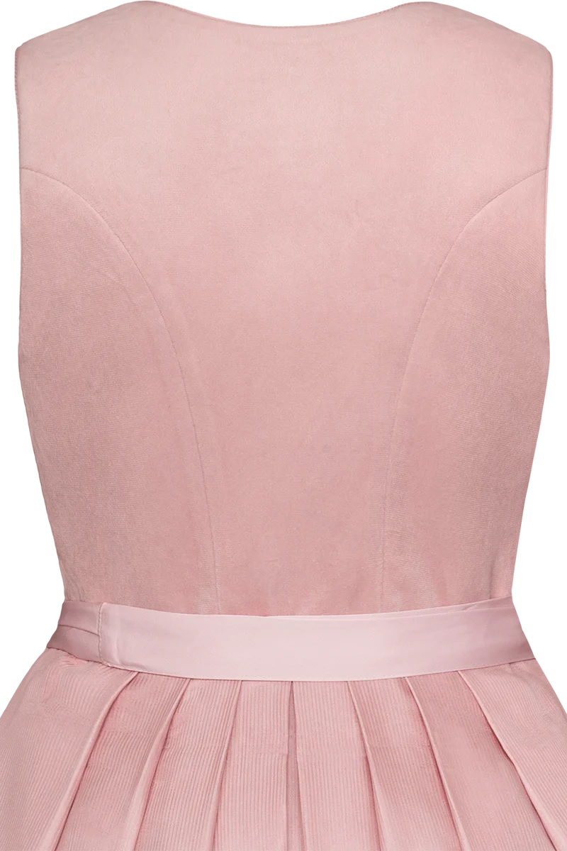 Mini-Samtdirndl mit Perlenschürze