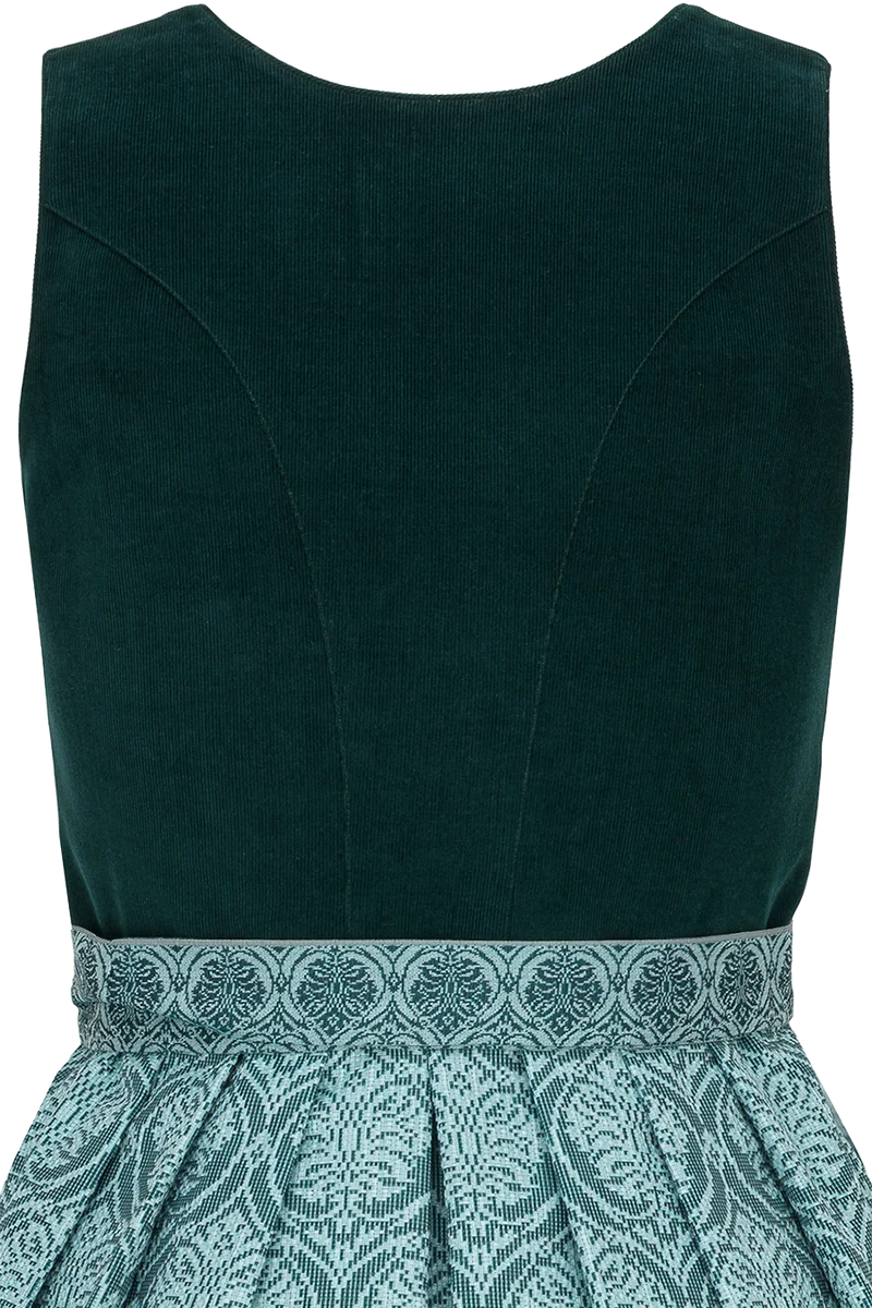Midi-Corddirndl mit Herzausschnitt