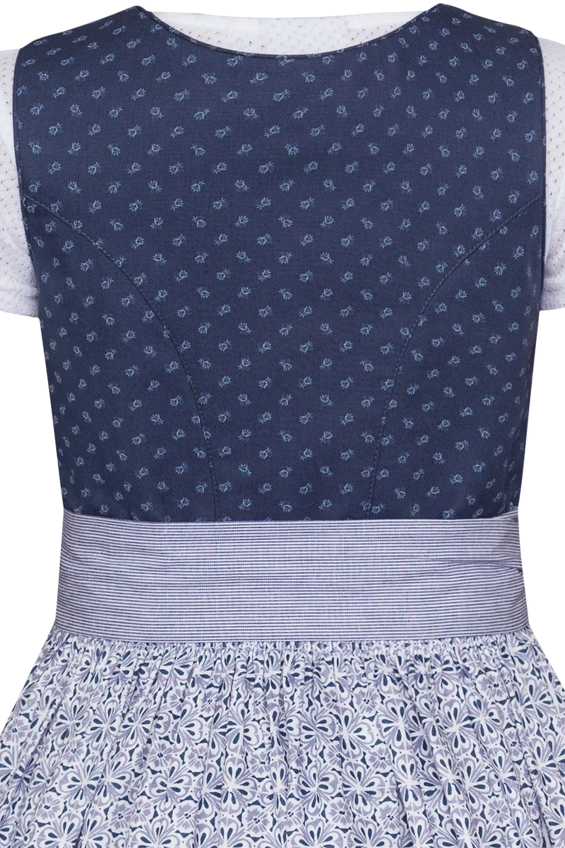 Kinder Baumwolldirndl mit Blumendruck und Bluse