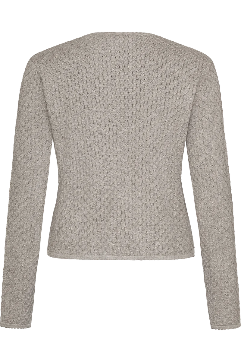 Dirndljacke traditionell mit Rundhalsausschnitt - silber