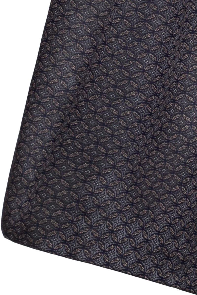 Dirndl lang mit Jacquard und Rautenmuster