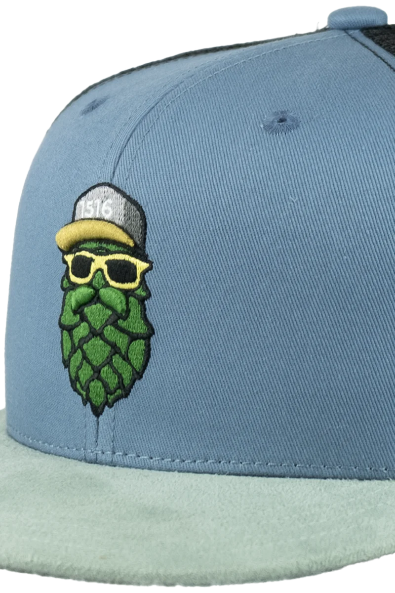 Snapback-Cap mit cooler Hopfendolde