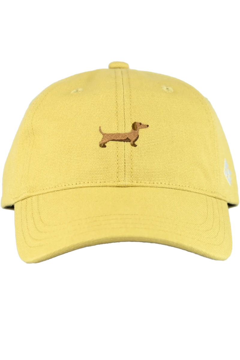 Unisex Cap gebogen mit Dackel-Stick