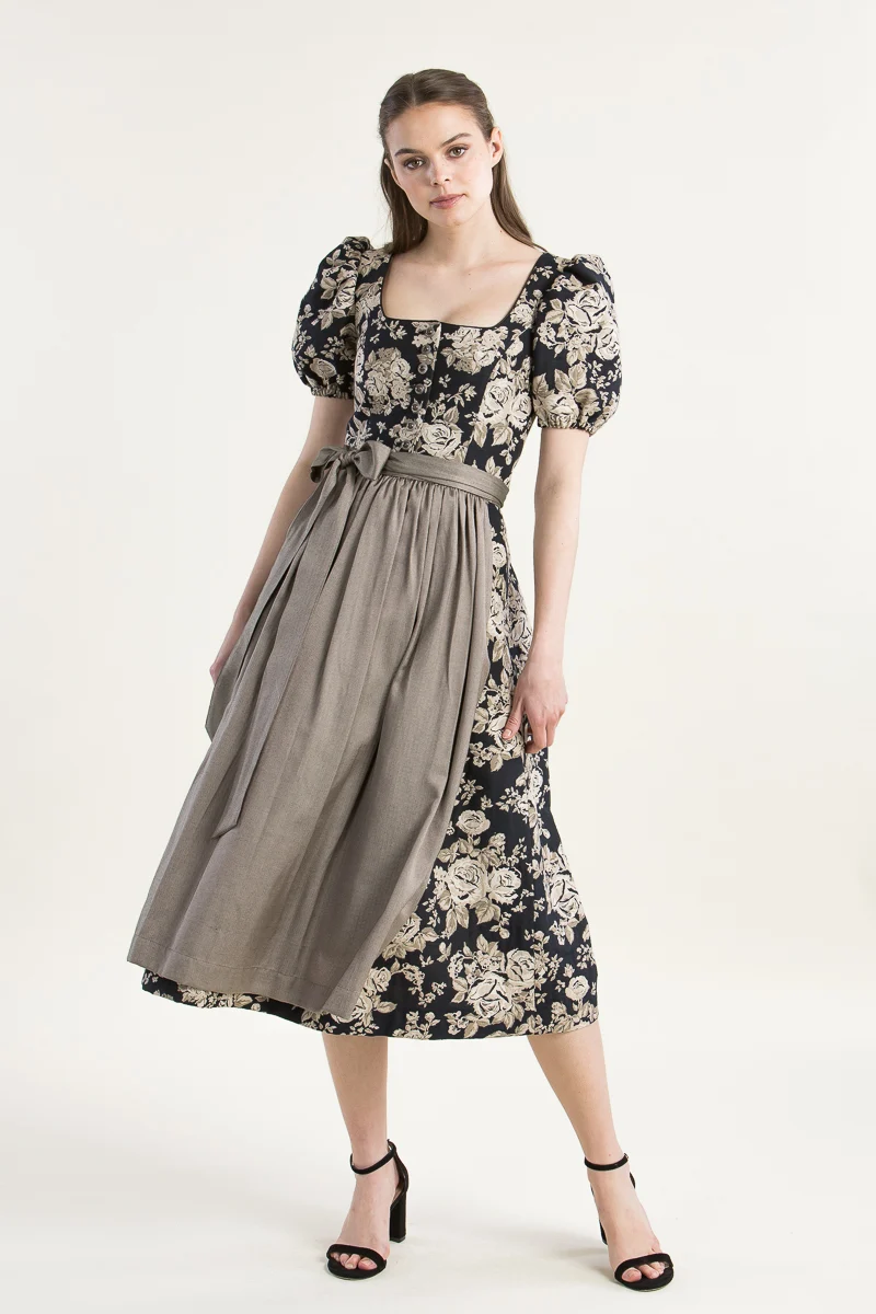 Almliebe Dirndl Rosmarie blau
