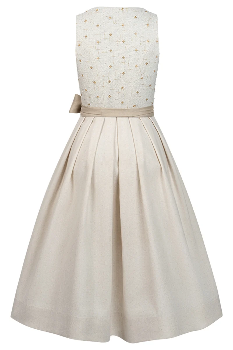 Cremefarbenes Dirndl Paloma Perle – 75 cm | LIGA DI BAVARIA