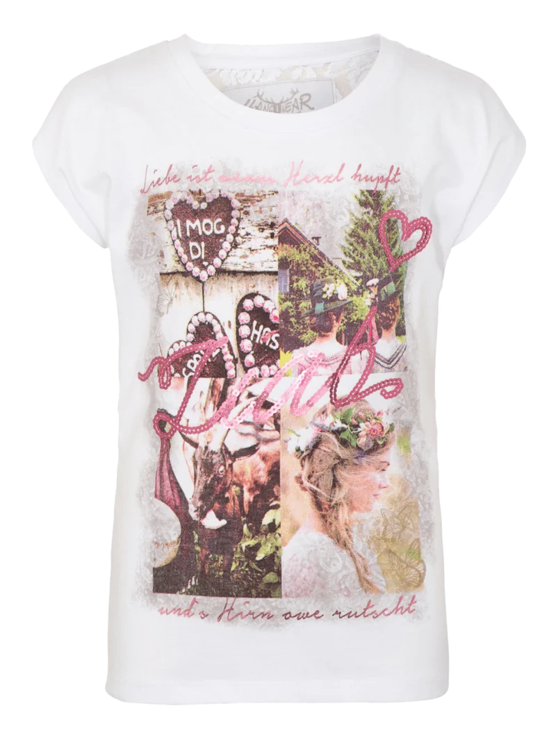 Kinder Madlshirt, HangOwear, Iska Kids, weiß