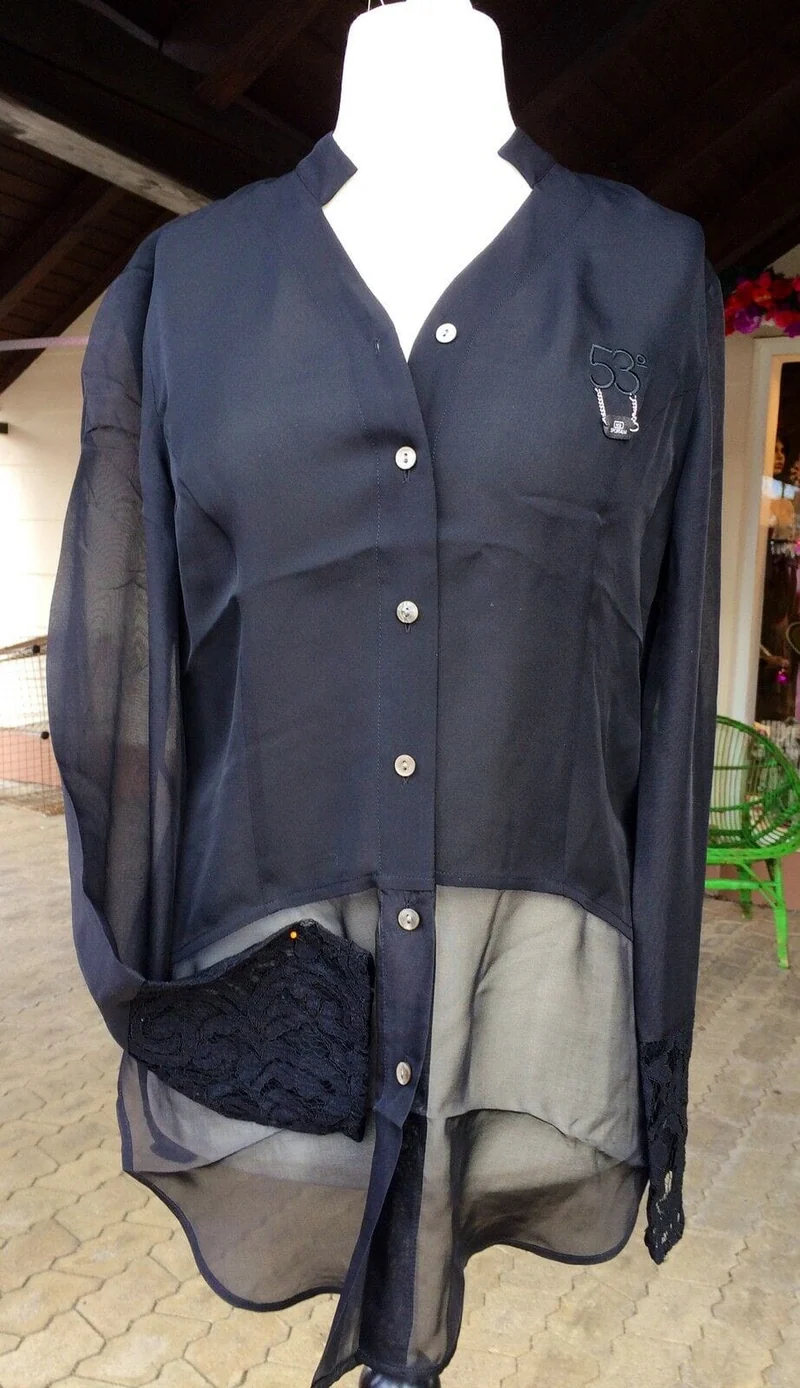 Bluse, Shirt, Sportalm, Niley, schwarz, langarm