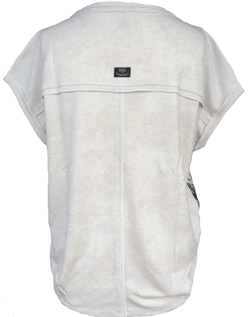 T-Shirt, Sportalm, Amaya, Kurzarm, beige, Pailletten