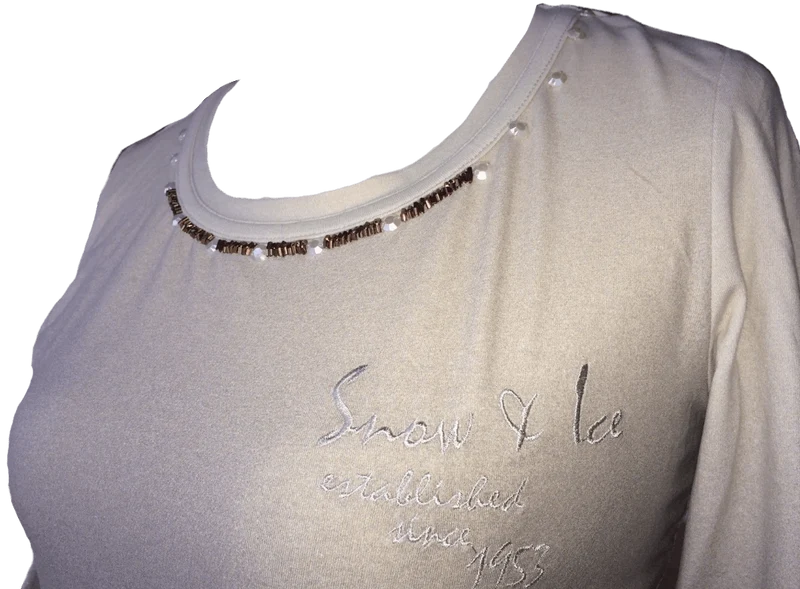T-Shirt, Longsleeve, Sportalm, Dune, langarm, beige
