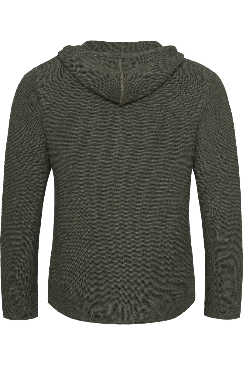 Herren Strickjacke mit Kapuze