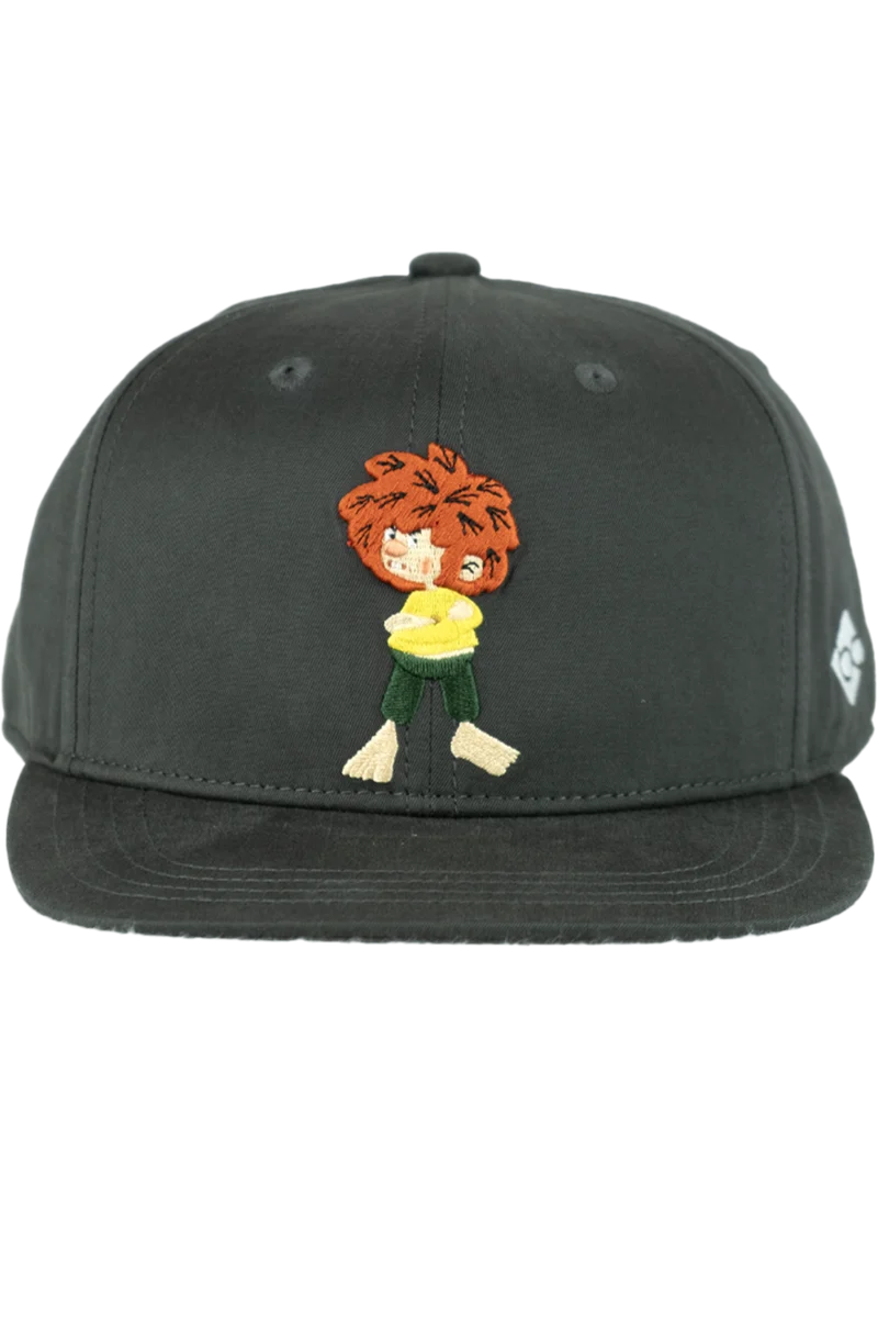 Snapback-Cap mit 3D-Pumuckl-Stickerei