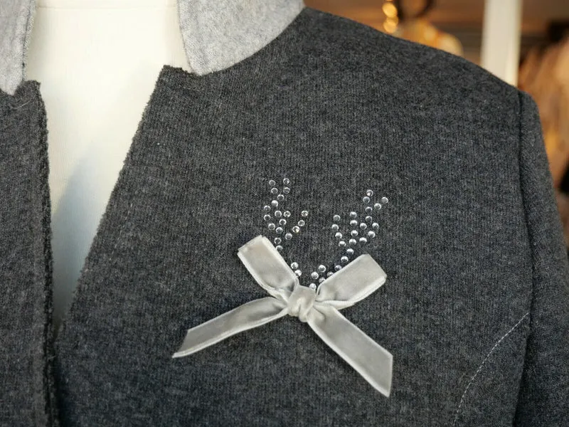 Trachten Jacke, Krüger Madl, Josephina, Grau, Wolljacke