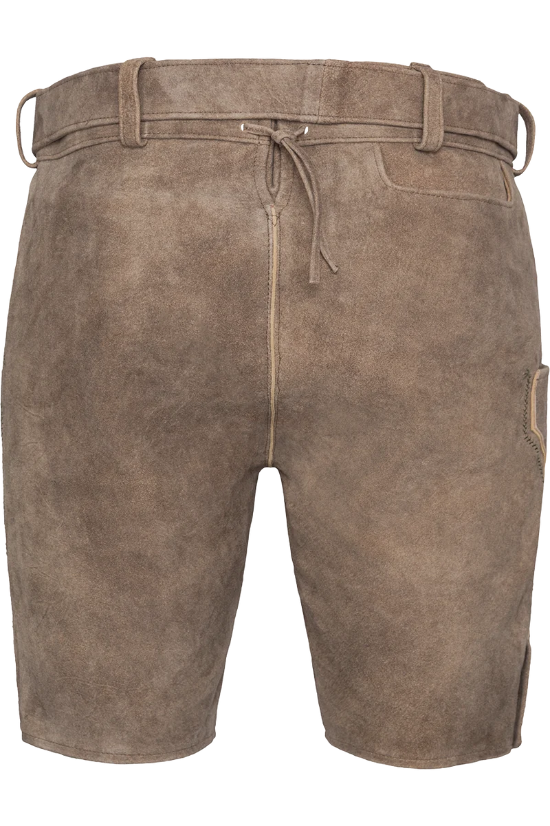 Kurze Herren Trachtenlederhose bestickt