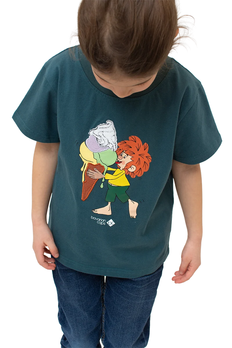 Kinder Shirt Kurzarm mit Pumuckl-Druck