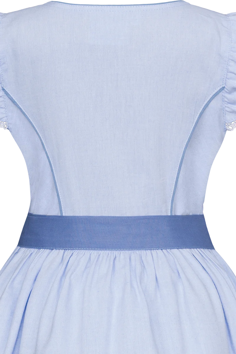 Mädchen Dirndl mit Baumwollschürze
