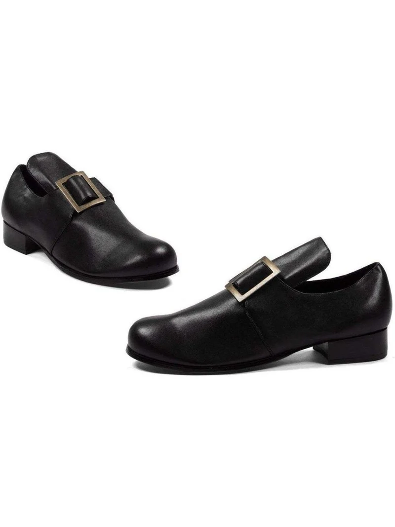 Stylische Ellie Shoes 121-Samuel 1 Herren Kostümschuhe mit Schnalle in Schwarz PU