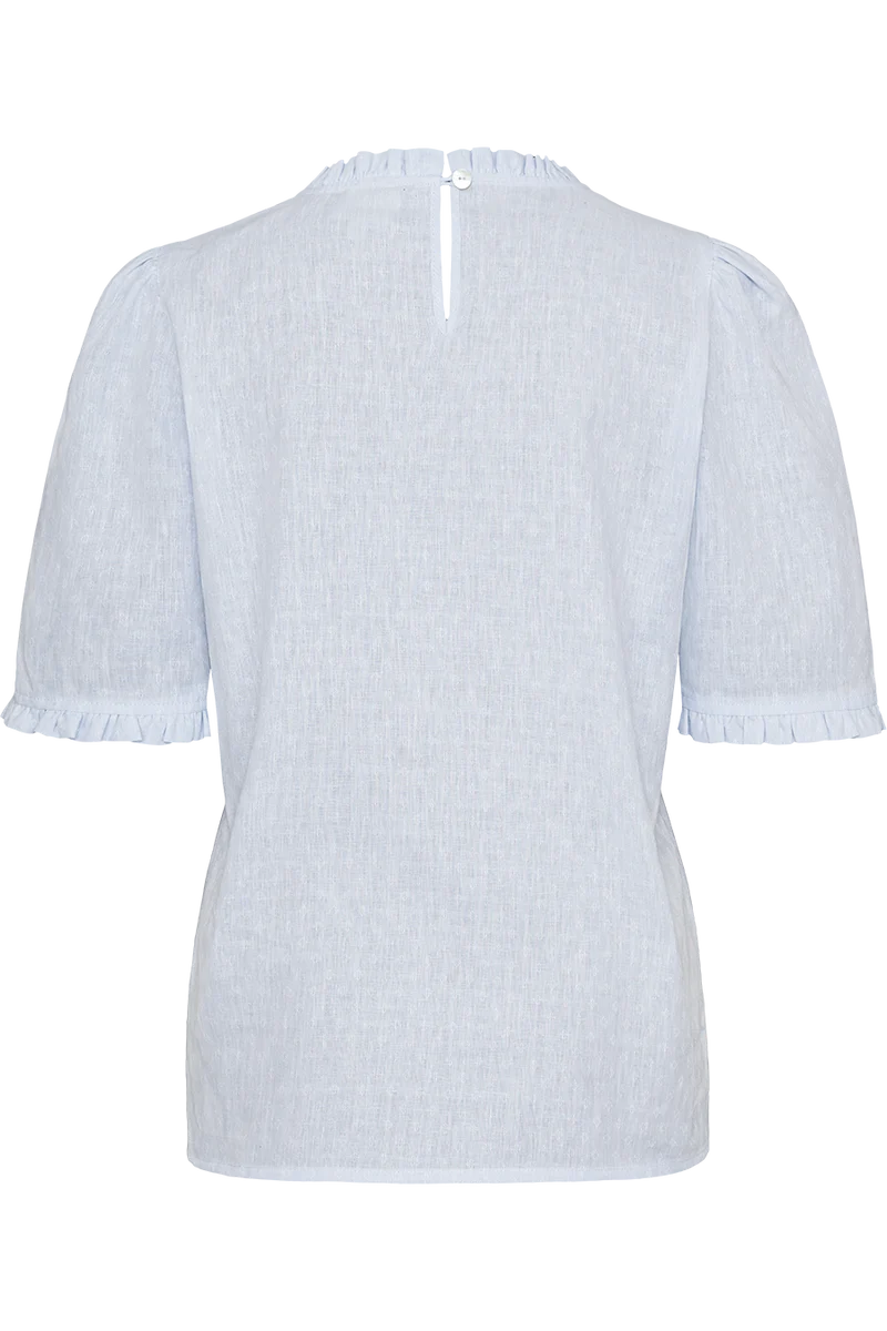 Damen Trachtenbluse mit Leinen