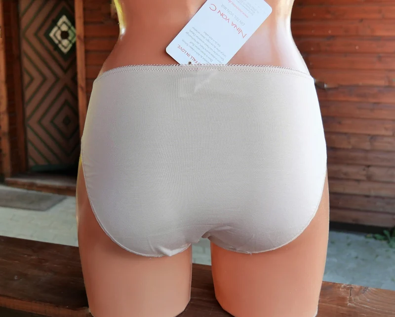 Jazzpant, Slip, Nina von C., nude, make-up, Spitze, Gr. 46