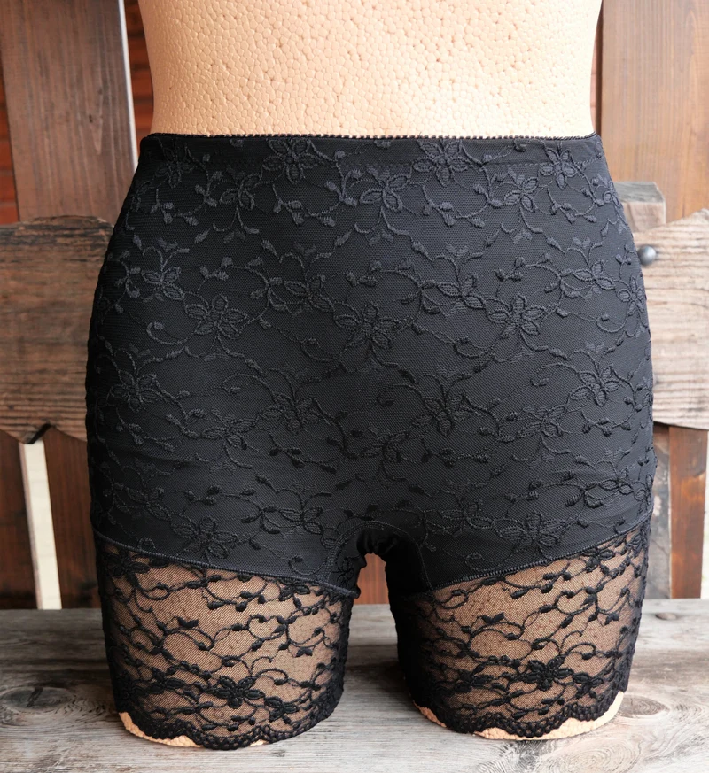 Spitzenlongpant, Radler, Slip, Nina von C., schwarz, Spitze