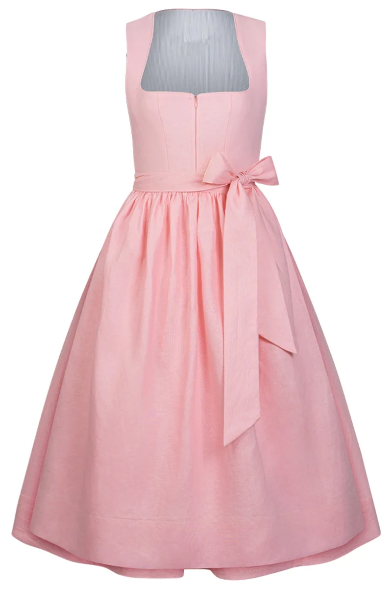 Dirndl Blush Rose – TENCEL™ & Leinen – 75 cm | LIGA DI BAVARIA
