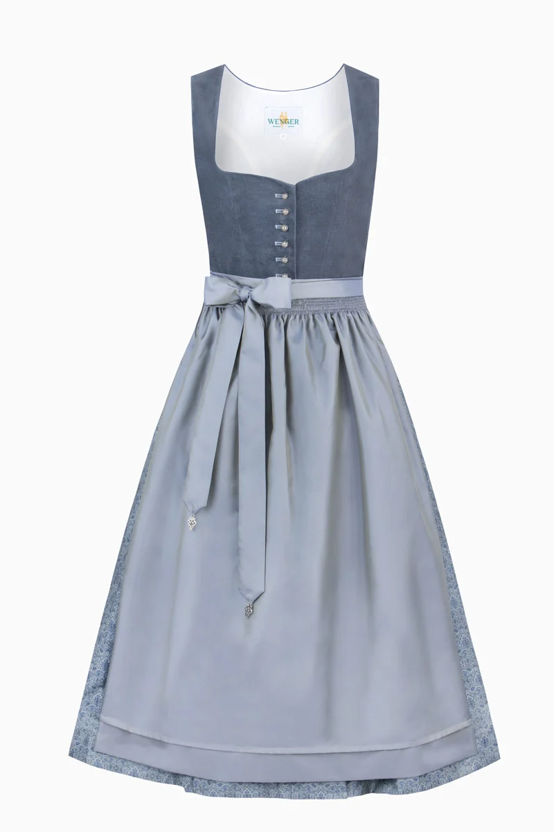 Wenger Samtdirndl Alina blau