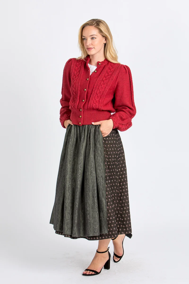 Gottseidank Strickjanker Lea rot