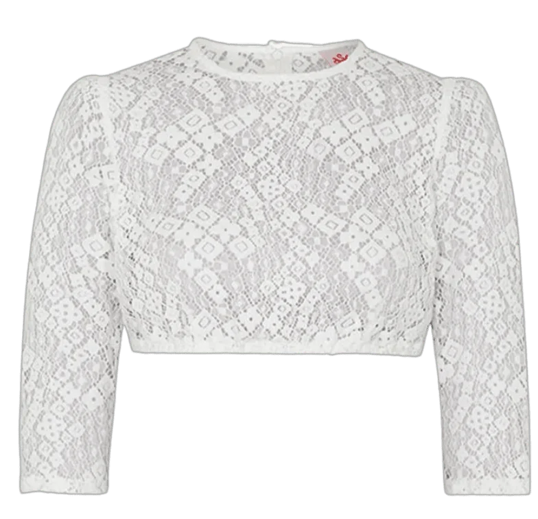 Dirndlbluse, Spieth & Wensky, offwhite, Siena, 3/4 Arm, Gr. 44