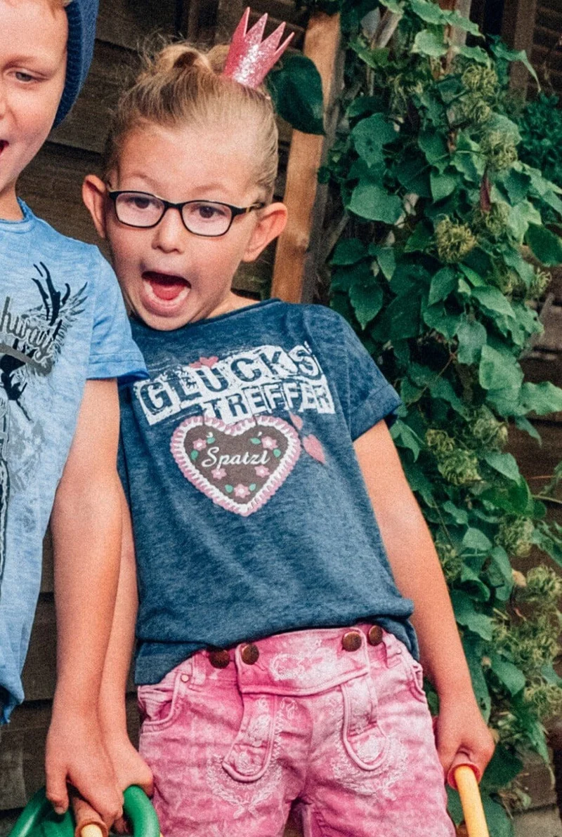 Kinder Madlshirt, HangOwear, Romy Kids, blau, 110/116