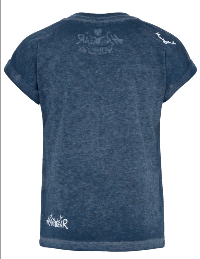 Kinder Madlshirt, HangOwear, Romy Kids, blau, 110/116