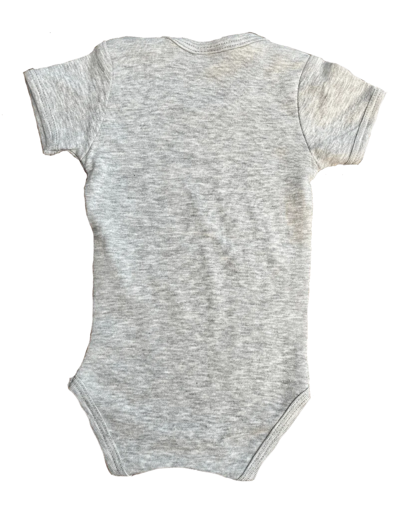 Bua Madl Babybody, HangOwear, hellgrau, Ois is isi
