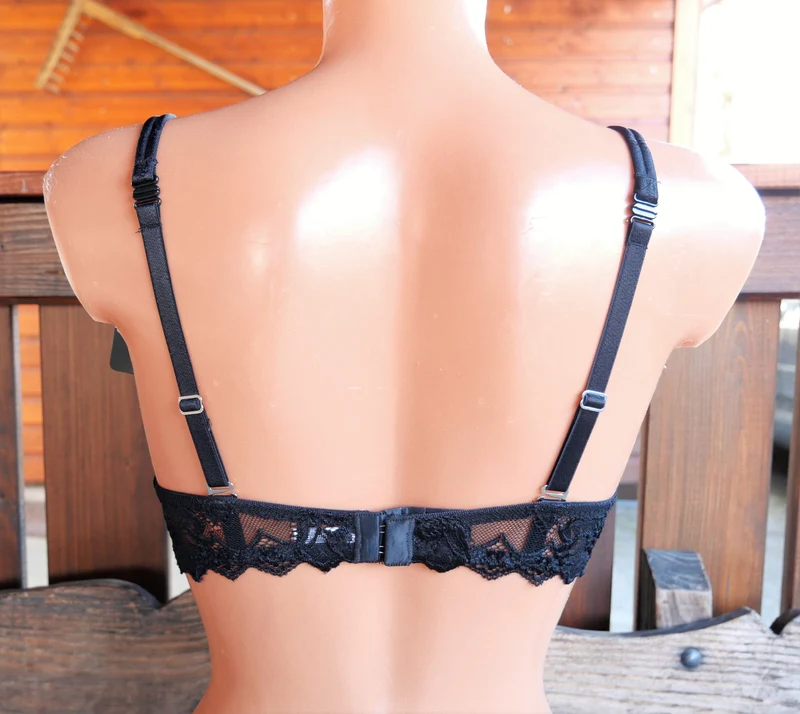 Schalen BH, After Eden, Spitze, schwarz, Push Up