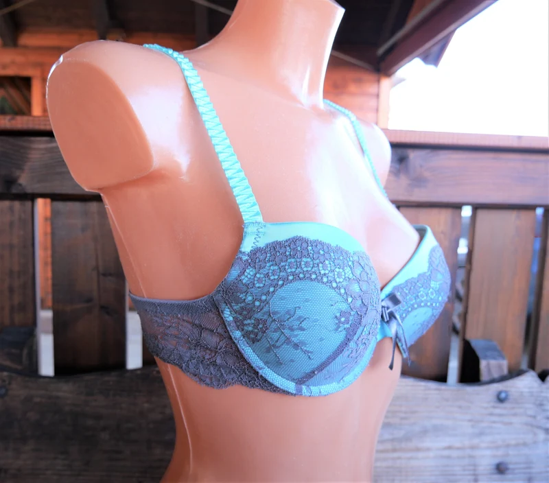 BH, After Eden, grau, Mint, Satin, Spitze, Push up