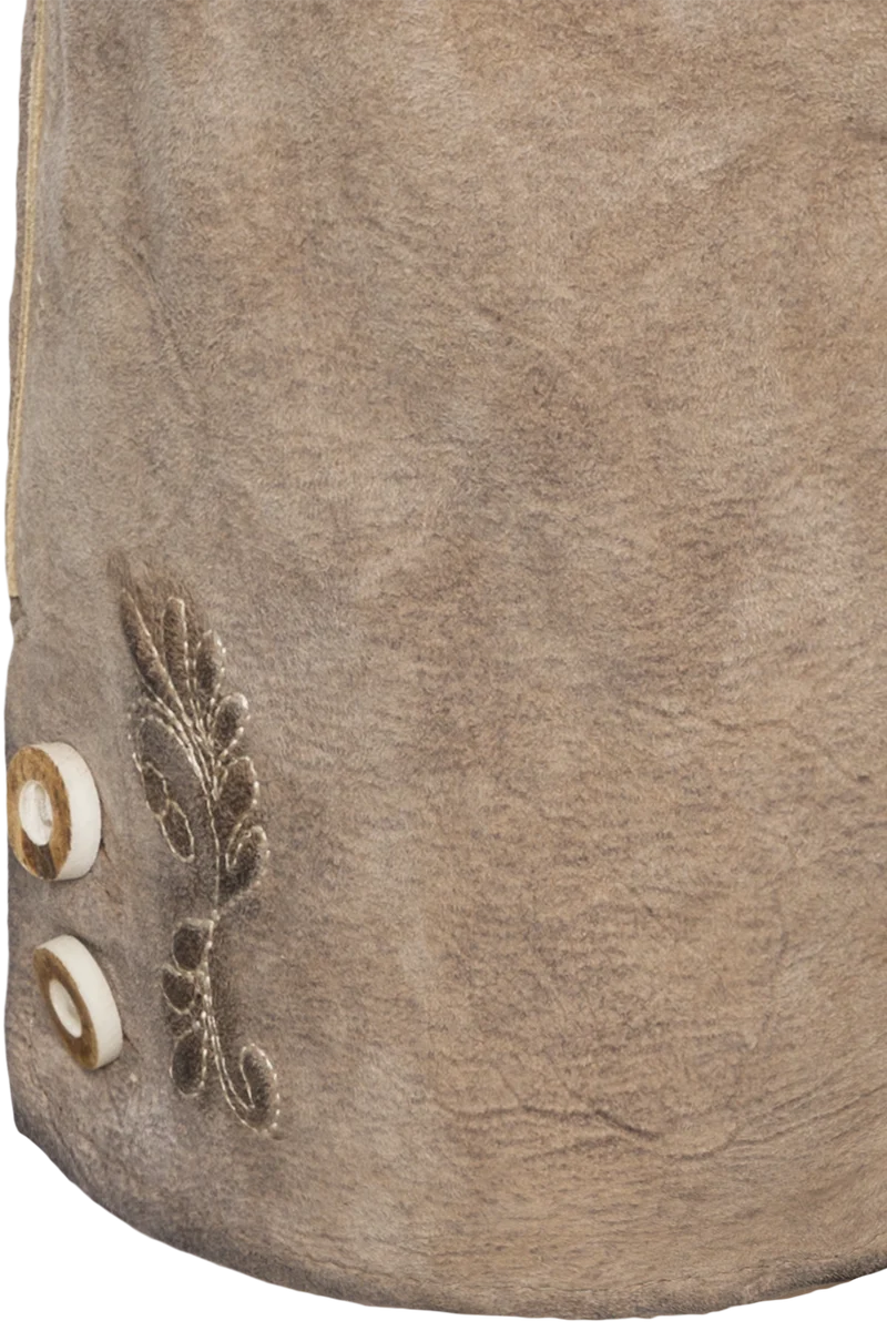 Kurze Kinder-Lederhose mit Gürtel
